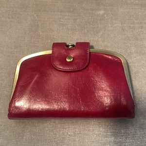 HOBO Halo Wallet - Plum Wine Good Condition
